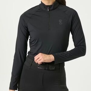 Elegant Black Long Sleeve Women's Top